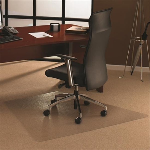 Floortex Floortex Cleartex 1115023TR Ultimat Polycarbonate Corner Workstation Chair Mat For Low And Medium Pile Carpets Up To 0.50 In. 48 X 60 In. 1115023TR - main